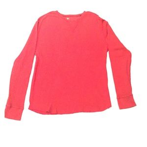 GAP Shirts - GAP Thermal Long Sleeve Tee - Red GAP Shirts - GAP Thermal Long Sleeve Tee - Red